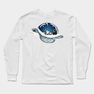 Turtle Snow Globe Long Sleeve T-Shirt